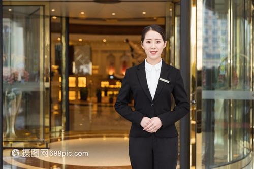 酒店管理商务女性接待